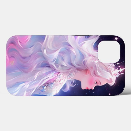Coques Case-Mate iPhone Princesse Anime Fille Fabriquée En Étoiles (Verso (horizontal))