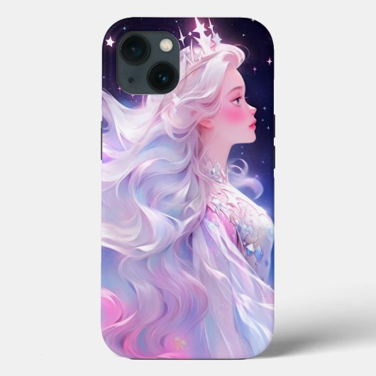 Coques Case-Mate iPhone Princesse Anime Fille Fabriquée En Étoiles (Verso)