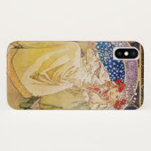 Coques Case-Mate iPhone Princesse Hyacinth Art Nouveau d'Alphonse Mucha (Dos (Horizontal))