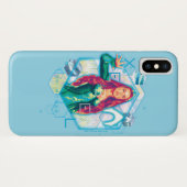 Coques Case-Mate iPhone Princesse Mera Hexagonal Graphic d'Aquaman | Xebel (Dos (Horizontal))