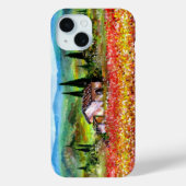 Coques Case-Mate iPhone PRINTEMPS DANS LE PAYSAGE TOSCANE Champs de fleurs (Verso)