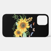 Coques Case-Mate iPhone printemps de tournesol (Verso (horizontal))