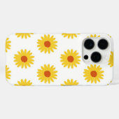 Coques Case-Mate iPhone Printemps lunaire de tournesol chic rétro (Verso (horizontal))
