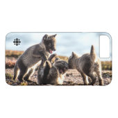 Coques Case-Mate iPhone Printemps - Renard arctique (Dos (Horizontal))
