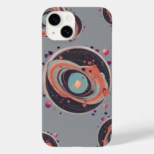 Coques Case-Mate iPhone 💖 🌠 "Pris dans ton orbite" (Verso)