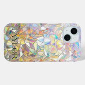 Coques Case-Mate iPhone Prismatic Stained Glass Effect - Rainbow Prismatic (Verso (horizontal))