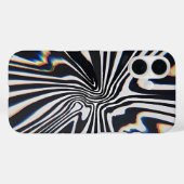 Coques Case-Mate iPhone Prisme de lignes déformées Glitch (Verso (horizontal))
