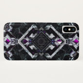 Coques Case-Mate iPhone Prisme quantique : Allumage au coeur violet (Dos (Horizontal))