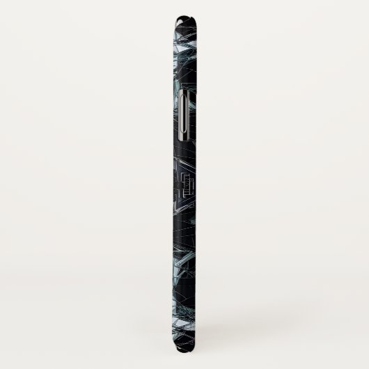 Coques Case-Mate iPhone Prisme quantique : Allumage au coeur violet (Dos/Droite)