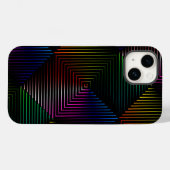 Coques Case-Mate iPhone Prison arc-en-ciel en noir (Verso (horizontal))