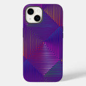 Coques Case-Mate iPhone Prison Arc-En-Ciel Sur Violet (Verso)