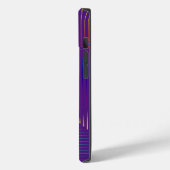 Coques Case-Mate iPhone Prison Arc-En-Ciel Sur Violet (Verso / Gauche)