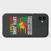 Coques Case-Mate iPhone Proclamation d'émancipation Juneteenth Liberté noi (Dos (Horizontal))