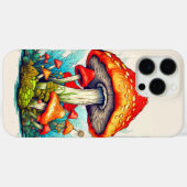 Coques Case-Mate iPhone Production de champignons des forêts sauvages (Verso (horizontal))