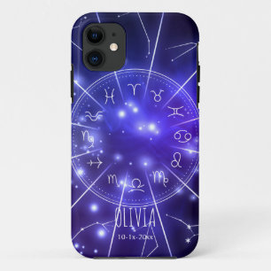Case-Mate iPhone Case Produit : Zodiaque Cosmique Bleu Lumineux Personna