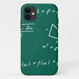 Coque iPhone 11 professeur de mathématiques algebra geek