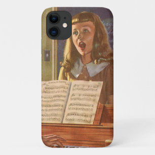 Coque iPhone 11 Professeur de musique vintage enseignant aux élève