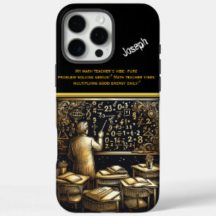 Coques iPhone 16 Pro Max Professeur explique les formules en classe cosy