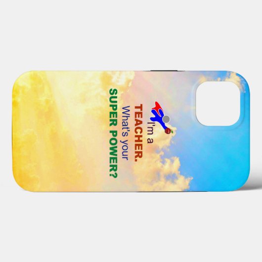 Coques Case-Mate iPhone Professeur Superhero, design populaire,  (Verso (horizontal))