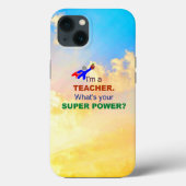 Coques Case-Mate iPhone Professeur Superhero, design populaire,  (Verso)
