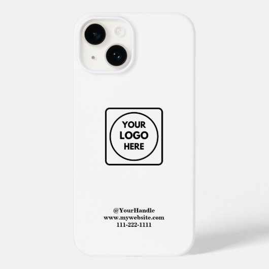 Coques Case-Mate iPhone Professional Minimalist Logo Branding iphone case (Verso)