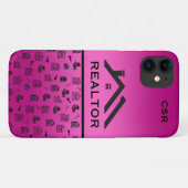 Coques Case-Mate iPhone Professionnel immobilier personnalisé (Dos (Horizontal))