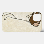 Coques Case-Mate iPhone Profil de French Bulldog En tête (Verso (horizontal))