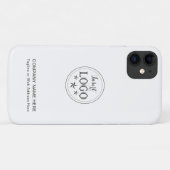 Coques Case-Mate iPhone Profil d'entreprise personnalisé (Dos (Horizontal))