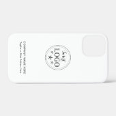 Coques Case-Mate iPhone Profil d'entreprise personnalisé (Verso (horizontal))