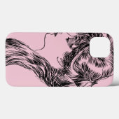 Coques Case-Mate iPhone Profil d'une fille de Gibson, 1903 (Verso (horizontal))