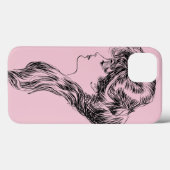 Coques Case-Mate iPhone Profil d'une fille de Gibson, 1903 (Verso (horizontal))