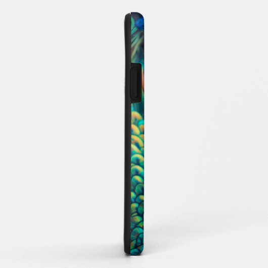 Coques Case-Mate iPhone Profil Peacock (Dos/Droite)