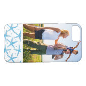 Coques Case-Mate iPhone Profil sous convention astérisque bleu de mer (Dos (Horizontal))