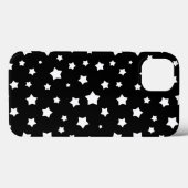 Coques Case-Mate iPhone Profil sous convention astérisque noir et blanc (Verso (horizontal))