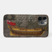 Coques Case-Mate iPhone Profile Painting of Ship Jersey (Dos (Horizontal))