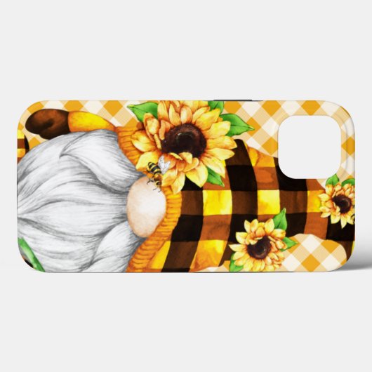 Coques Case-Mate iPhone Profitez des petites choses Gnome tournesol (Verso (horizontal))