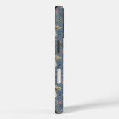 Coques Case-Mate iPhone Profonde Motif Sans Couture de Champignons Gris Ar (Verso / Droite)