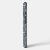 Coques Case-Mate iPhone Profonde Motif Sans Couture de Champignons Gris Ar (Verso / Gauche)