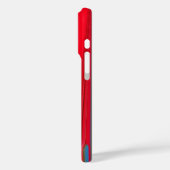 Coques Case-Mate iPhone Profondeur Cramoisie | Belle Texture Rouge Abstrac (Verso / Gauche)
