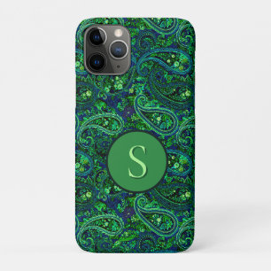 Case-Mate iPhone Case Profusion Paisley Vibrant Floral Bleu Vert