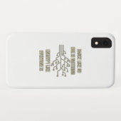 Coques Case-Mate iPhone Programmation du chiffrement de la danse (Dos (Horizontal))