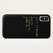 Coques Case-Mate iPhone Programme Eat Code Sleep (Dos (Horizontal))