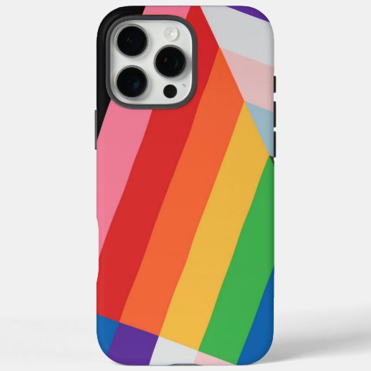 Coques Case-Mate iPhone Progrès de la conception du drapeau de fierté - LG (Verso)