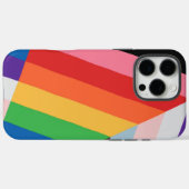 Coques Case-Mate iPhone Progrès de la conception du drapeau de fierté - LG (Verso (horizontal))