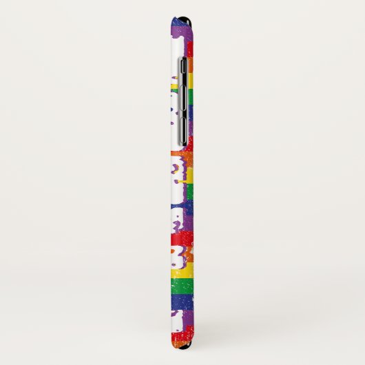 Coques Case-Mate iPhone Progrès Fierté LGBTQ (Dos/Gauche)