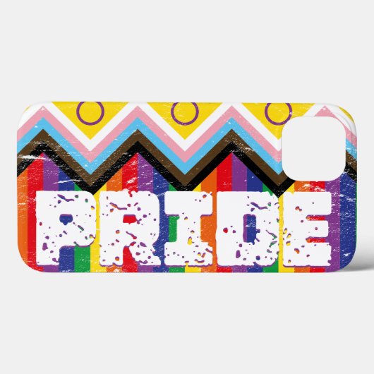 Coques Case-Mate iPhone Progress Pride LGBTQ (Verso (horizontal))