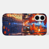 Coques Case-Mate iPhone Promenade d'automne en soirée (Verso (horizontal))