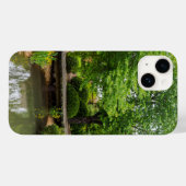 Coques Case-Mate iPhone Promenade de printemps verte (Verso (horizontal))