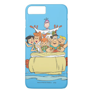 Etui iPhone Case-Mate Promenade en voiture de famille de Flintstones