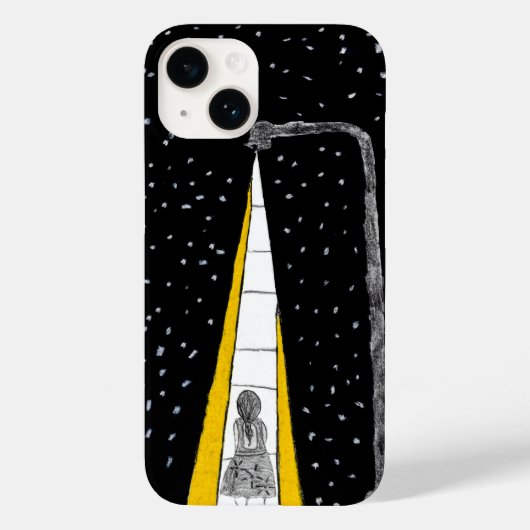 Coques Case-Mate iPhone Promenade nocturne d'hiver (Verso)